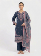 Sophisticated Zinc Embroidered Cotton Lawn Shalwar Kameez with Summer Dupatta