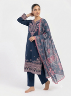 Sophisticated Zinc Embroidered Cotton Lawn Shalwar Kameez with Summer Dupatta