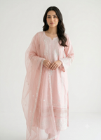 Pink Lawn Shalwar Kameez with Chiffon Dupatta | Summer Ethnic Wear for Women
