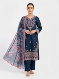 Sophisticated Zinc Embroidered Cotton Lawn Shalwar Kameez with Summer Dupatta
